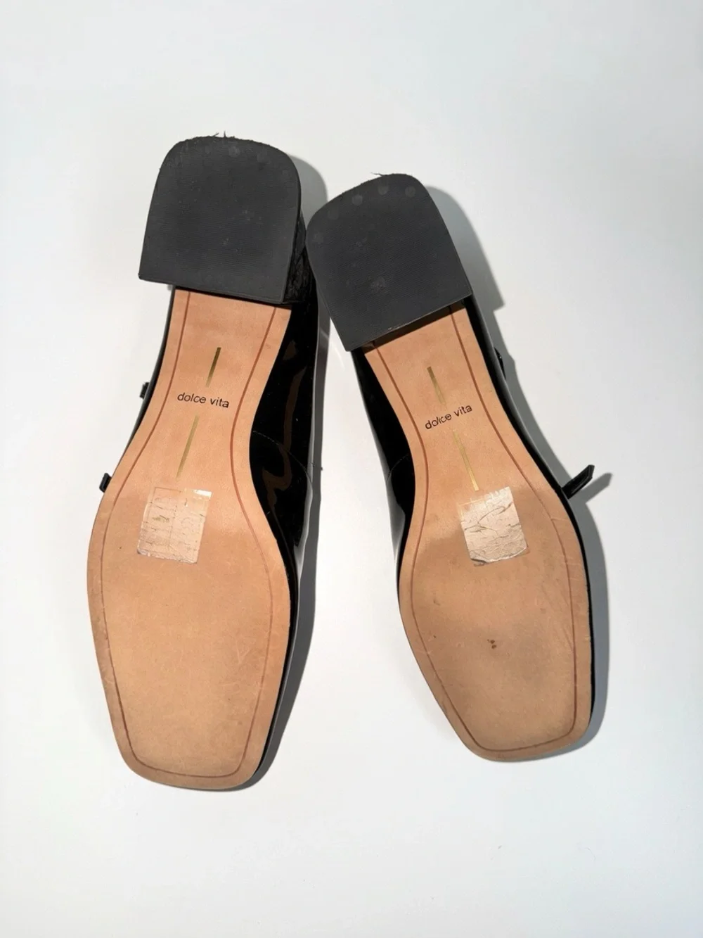 Dolce Vita Black Patent Mary Jane Block Heel ✨ Size 9